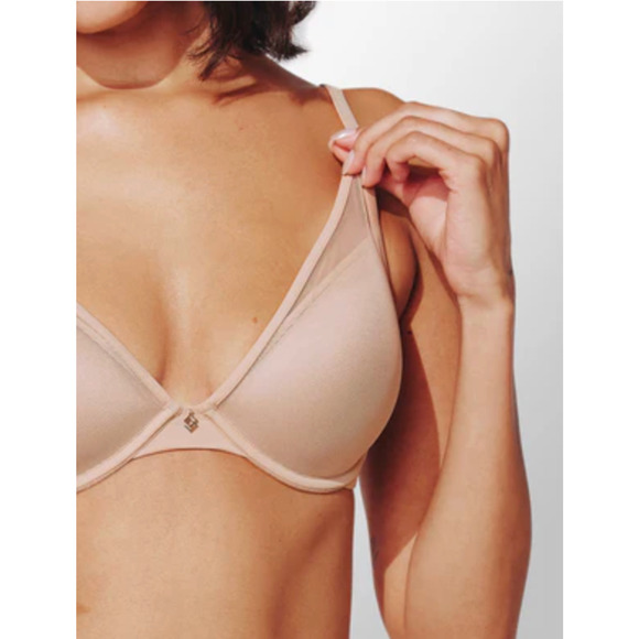 Thirdlove Classic Contour 24/7 plunge bra tan taupe - Picture 2 of 2